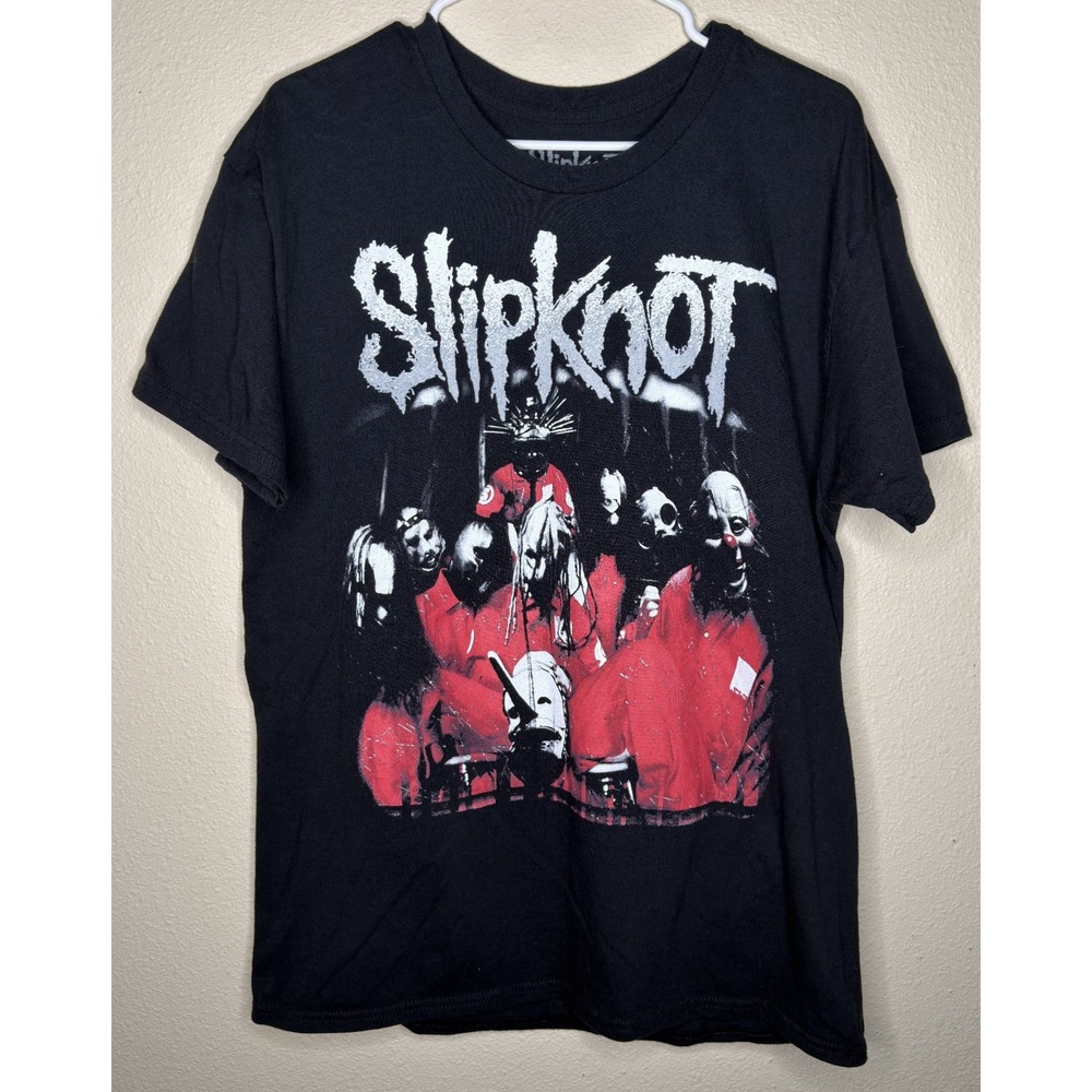 Slipknot Mens Size Large 25th Anniversary T-Shirt Album Cover Barcode Metal Band